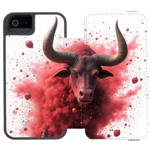 COQUE PORTEFEUILLE INCIPIO POUR iPhone LE BULL (Folio Ouvert)