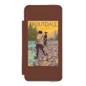 Coque Portefeuille Incipio Pour iPhone Les femmes pilotent la pêche - Troutdale, Orégon (Folio Devant)