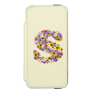 Coque-portefeuille iPhone 5 Incipio Watson™ Lettre monographie S