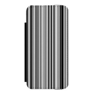 Coque-portefeuille iPhone 5 Incipio Watson™ Lignes noires et blanches