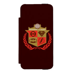 Coque-portefeuille iPhone 5 Incipio Watson™ Ligue de Justice Défenseurs de la planète