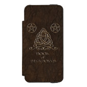 Coque Portefeuille Incipio Pour iPhone Livre de brun d'ombres (Folio Devant)