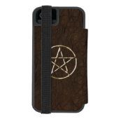 Coque Portefeuille Incipio Pour iPhone Livre de brun d'ombres (Folio Dos)