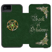 Coque Portefeuille Incipio Pour iPhone Livre vert des ombres (Folio Ouvert)