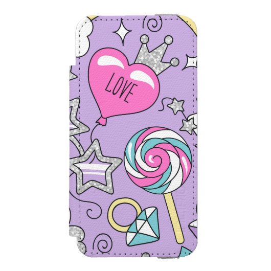 Coque Portefeuille Incipio Pour iPhone Llama motif 1 (Folio Devant)
