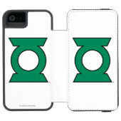 Coque Portefeuille Incipio Pour iPhone Logo de lanterne verte 15 (Folio Ouvert)