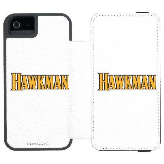 Coque Portefeuille Incipio Pour iPhone Logo Hawkman (Folio Ouvert)