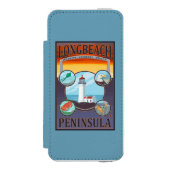 Coque Portefeuille Incipio Pour iPhone Long Beach, WashingtonTravel (Folio Devant)