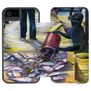 Coque-portefeuille iPhone 5 Incipio Watson™ Menu d'aujourd'hui, Harbour Island, Bahamas