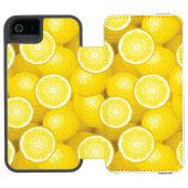 Coque Portefeuille Incipio Pour iPhone Motif 2 de citron (Folio Ouvert)