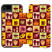 Coque Portefeuille Incipio Pour iPhone Motif 2 de nourriture (Folio Ouvert)