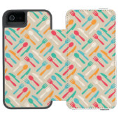 Coque Portefeuille Incipio Pour iPhone Motif 3 de cuisine (Folio Ouvert)