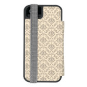 Coque Portefeuille Incipio Pour iPhone Motif 3 de damassé (Folio Dos)