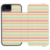 Coque Portefeuille Incipio Pour iPhone Motif 4 de Chevron (Folio Ouvert)