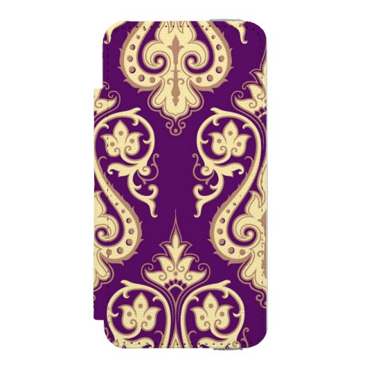 Coque Portefeuille Incipio Pour iPhone Motif 4 de damassé (Folio Devant)