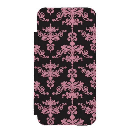 Coque Portefeuille Incipio Pour iPhone Motif 5 de damassé (Folio Devant)