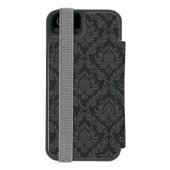 Coque Portefeuille Incipio Pour iPhone Motif 6 de damassé (Folio Dos)