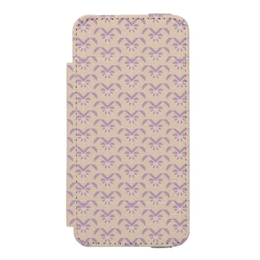 Coque Portefeuille Incipio Pour iPhone Motif à l'envers de lavande (Folio Devant)