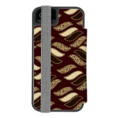 Coque Portefeuille Incipio Pour iPhone Motif africain 2 de peau de guépard (Folio Dos)