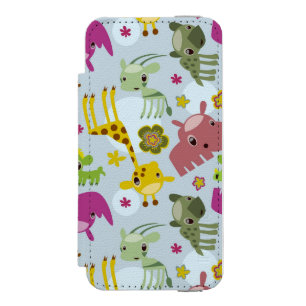 Coque-portefeuille iPhone 5 Incipio Watson™ motif animal de safari