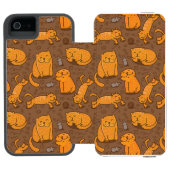Coque Portefeuille Incipio Pour iPhone Motif avec des chats (Folio Ouvert)