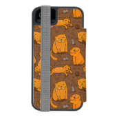 Coque Portefeuille Incipio Pour iPhone Motif avec des chats (Folio Dos)