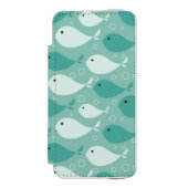 Coque Portefeuille Incipio Pour iPhone motif avec des poissons (Folio Devant)