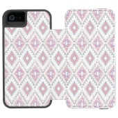 Coque Portefeuille Incipio Pour iPhone Motif aztèque géométrique abstrait (Folio Ouvert)