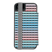 Coque Portefeuille Incipio Pour iPhone Motif aztèque tribal d'Ombre (Folio Dos)