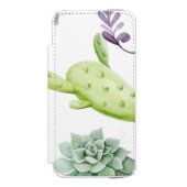 Coque Portefeuille Incipio Pour iPhone Motif Cactus (Folio Devant)