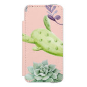 Coque Portefeuille Incipio Pour iPhone Motif Cactus 8 (Folio Devant)