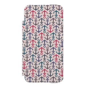 Coque-portefeuille iPhone 5 Incipio Watson™ Motif d'Ancre