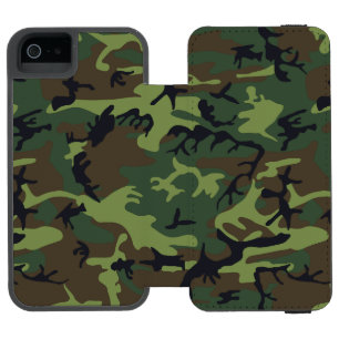 Coque-portefeuille iPhone 5 Incipio Watson™ Motif de camouflage vert, motif militaire, armée