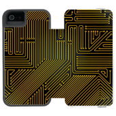 Coque Portefeuille Incipio Pour iPhone Motif de carte d'ordinateur (Folio Ouvert)