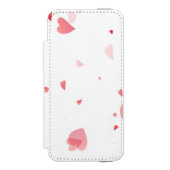 Coque Portefeuille Incipio Pour iPhone Motif de coeur 33 (Folio Devant)