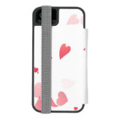 Coque Portefeuille Incipio Pour iPhone Motif de coeur 33 (Folio Dos)