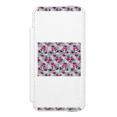 Coque Portefeuille Incipio Pour iPhone Motif de crânes d'Emo (Folio Devant)