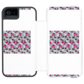 Coque Portefeuille Incipio Pour iPhone Motif de crânes d'Emo (Folio Ouvert)