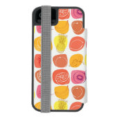 Coque Portefeuille Incipio Pour iPhone Motif de fruit (Folio Dos)