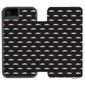 Coque Portefeuille Incipio Pour iPhone Motif de hippie de moustache (Folio Ouvert)