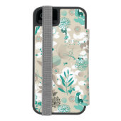 Coque Portefeuille Incipio Pour iPhone Motif de jardin (Folio Dos)