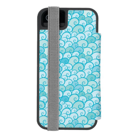 Coque Portefeuille Incipio Pour iPhone Motif de mer (Folio Dos)
