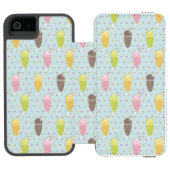 Coque Portefeuille Incipio Pour iPhone Motif de milkshake (Folio Ouvert)