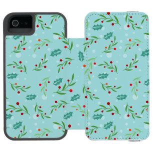 Coque-portefeuille iPhone 5 Incipio Watson™ Motif de Noël 126