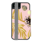 Coque Portefeuille Incipio Pour iPhone Motif de Noël, Pine Snow 4 (Folio Dos)