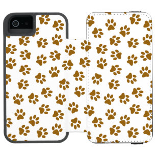 Coque-portefeuille iPhone 5 Incipio Watson™ Motif De Pailles, Pailles De Chien, Pailles D'Or O