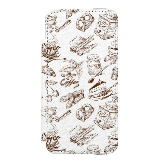 Coque Portefeuille Incipio Pour iPhone Motif de papier (Folio Devant)