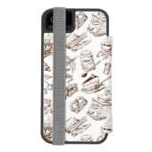 Coque Portefeuille Incipio Pour iPhone Motif de papier (Folio Dos)
