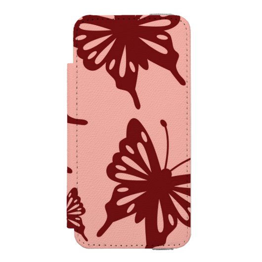 Coque Portefeuille Incipio Pour iPhone motif de papillon (Folio Devant)