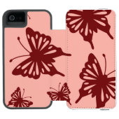 Coque Portefeuille Incipio Pour iPhone motif de papillon (Folio Ouvert)